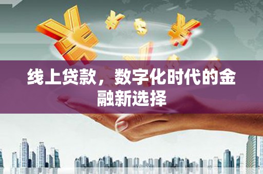 上甘岭线上贷款，数字化时代的金融新选择