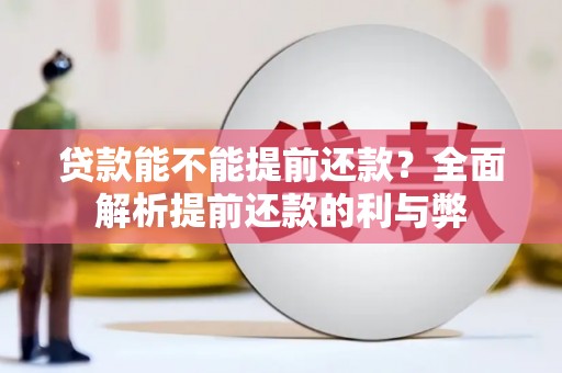 上甘岭贷款能不能提前还款？全面解析提前还款的利与弊