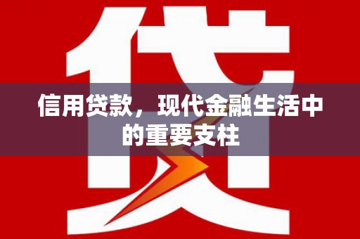 上甘岭信用贷款，现代金融生活中的重要支柱