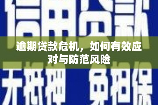 上甘岭逾期贷款危机，如何有效应对与防范风险