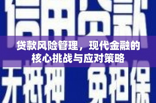 上甘岭贷款风险管理，现代金融的核心挑战与应对策略