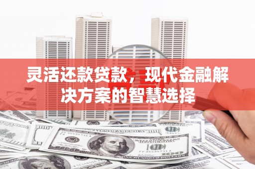 上甘岭灵活还款贷款，现代金融解决方案的智慧选择