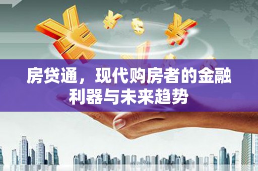 上甘岭房贷通，现代购房者的金融利器与未来趋势