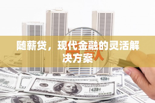 上甘岭随薪贷，现代金融的灵活解决方案
