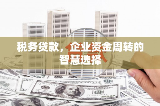 上甘岭税务贷款，企业资金周转的智慧选择