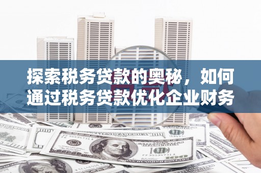 上甘岭探索税务贷款的奥秘，如何通过税务贷款优化企业财务