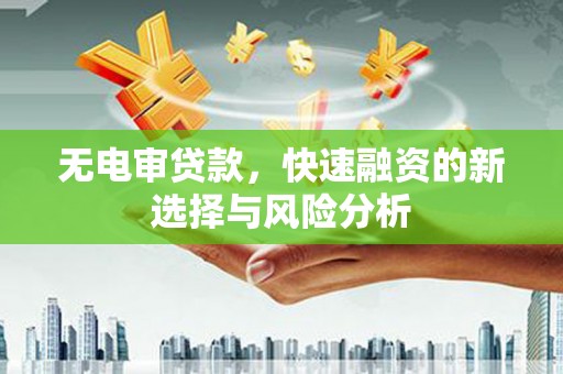 上甘岭无电审贷款，快速融资的新选择与风险分析