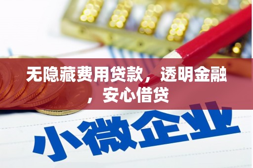 上甘岭无隐藏费用贷款，透明金融，安心借贷