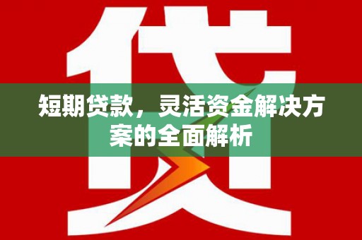 上甘岭短期贷款，灵活资金解决方案的全面解析