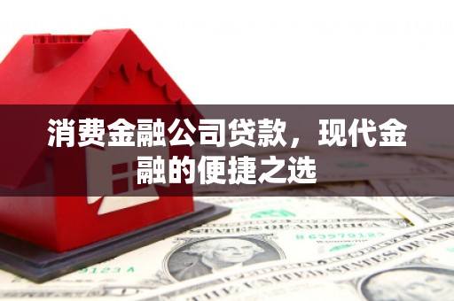 上甘岭消费金融公司贷款，现代金融的便捷之选