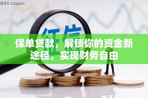 上甘岭保单贷款，解锁你的资金新途径，实现财务自由