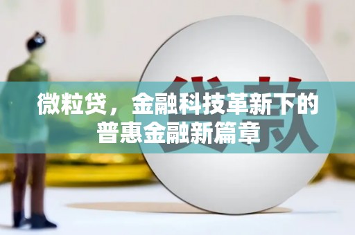 上甘岭微粒贷，金融科技革新下的普惠金融新篇章
