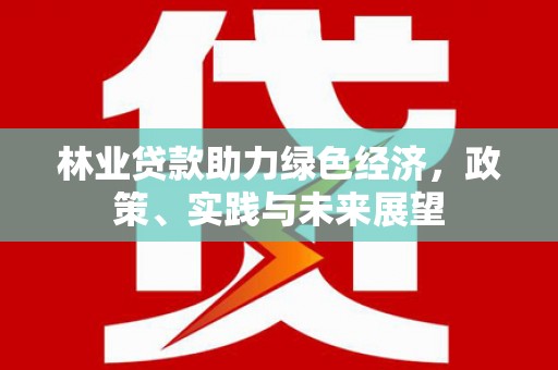 上甘岭林业贷款助力绿色经济，政策、实践与未来展望