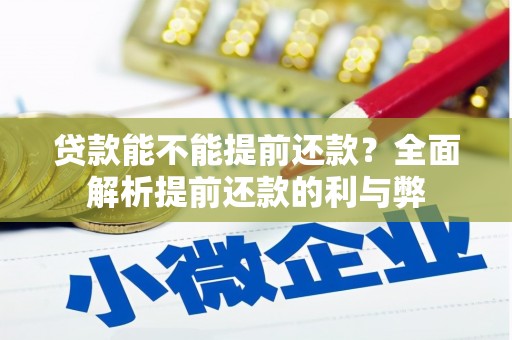 上甘岭贷款能不能提前还款？全面解析提前还款的利与弊